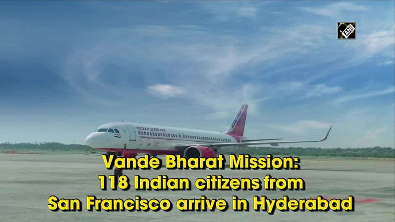 118 Indian citizens from San Francisco arrive in Hyderabad