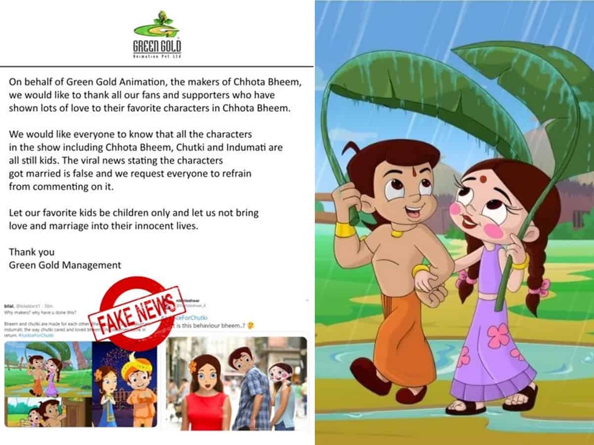 Fact Check: Love & Marriage In Chhota Bheem Are False