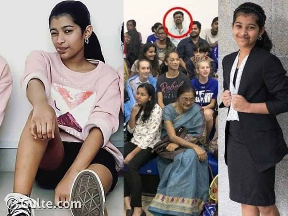 Huge craze for Thalapathy Vijay's Daughter Already; Pics Go Viral