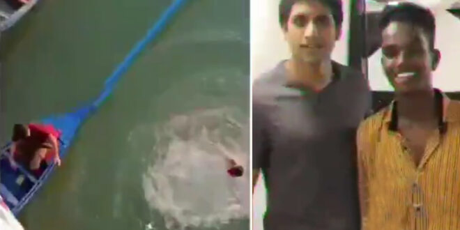 Fan jumps into the river just to see Chay