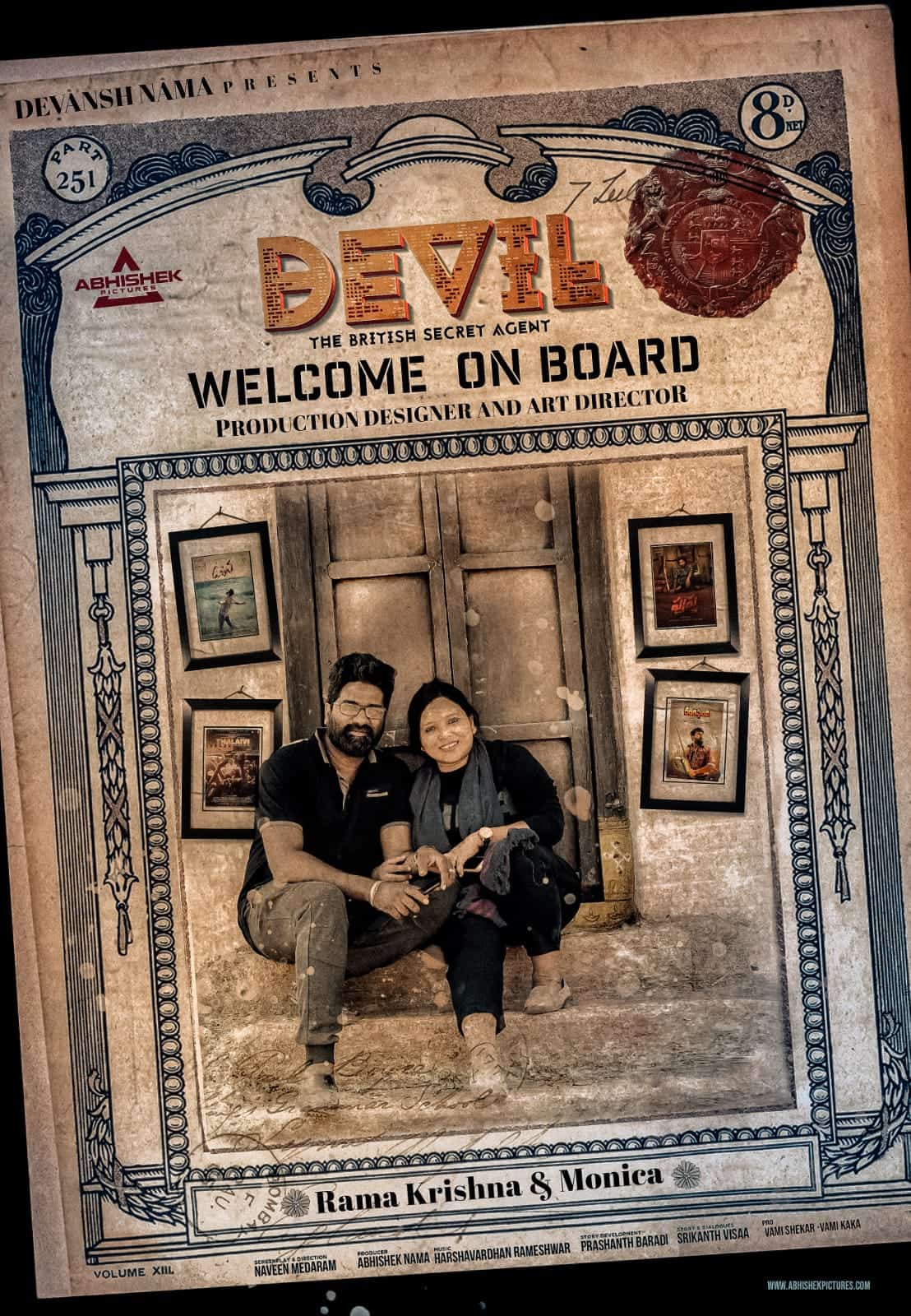 British India To Be Reconstructed For Devil - Kalyan Ram Devil