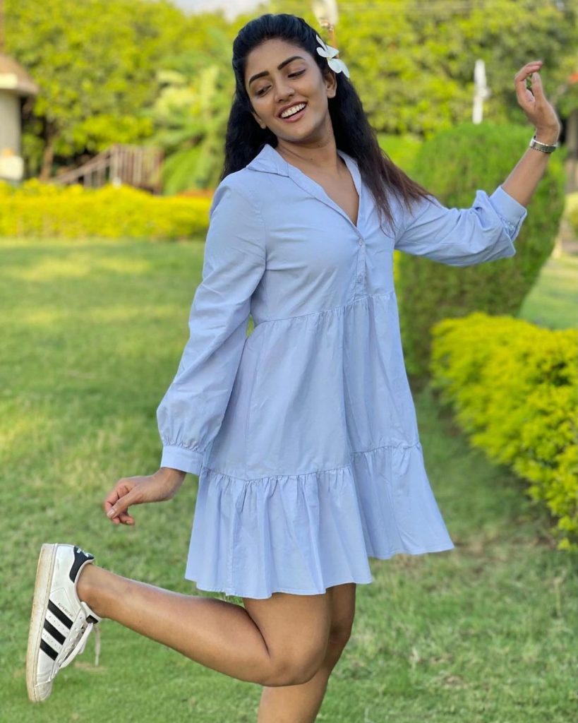 Eesha Rebba Stuns In Short Gown