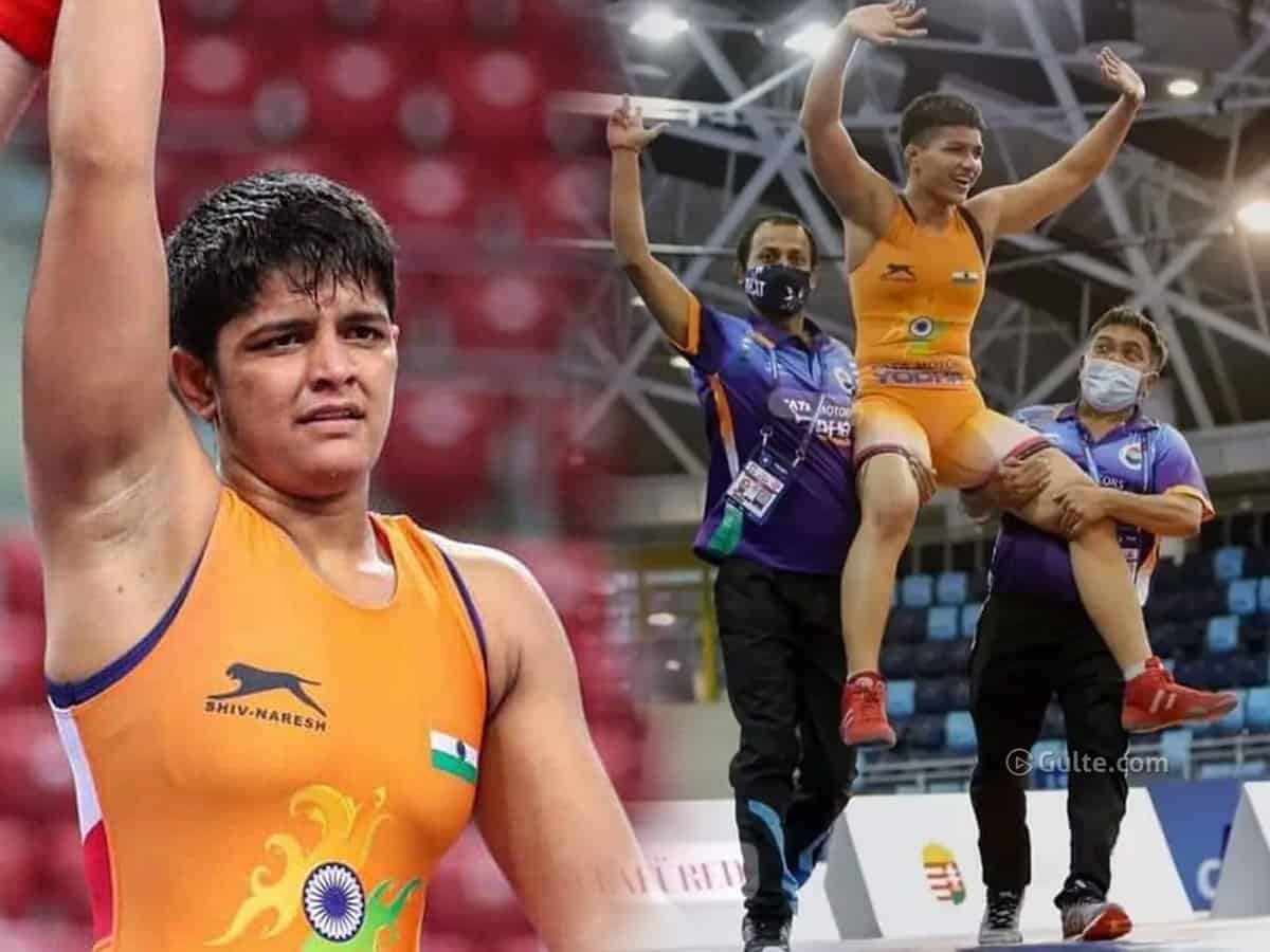 First Gold For India In World Wrestling Championship