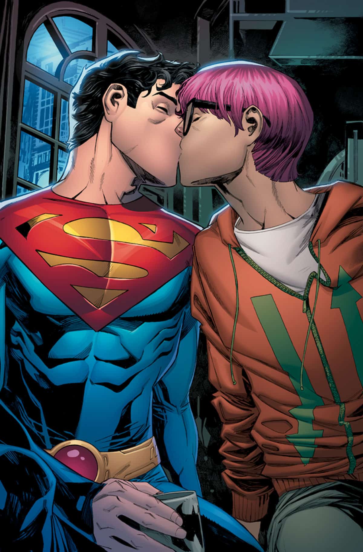 Pink kryptonite makes superman gay