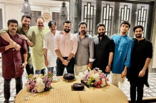 Sai Tej in his first public appearance with family