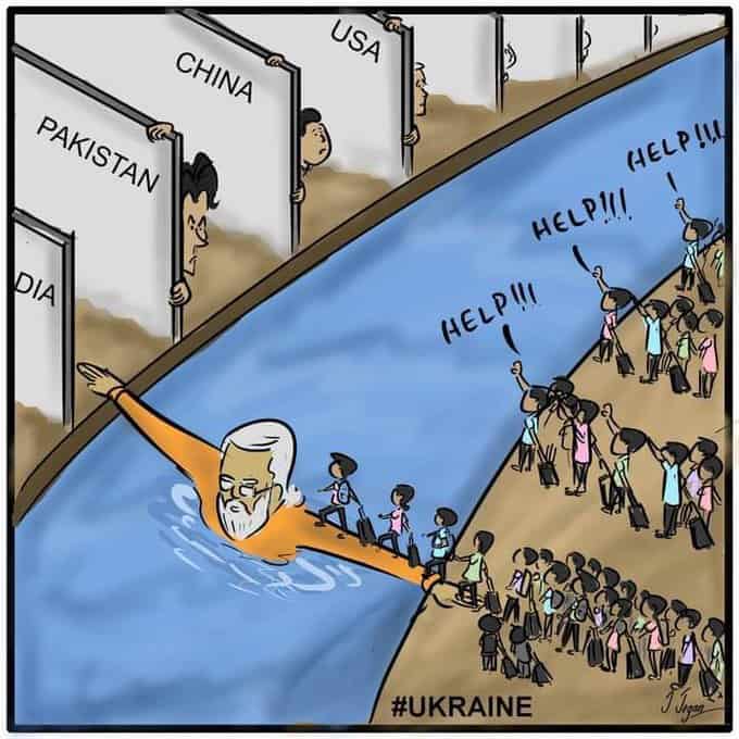 UkraineWar: Mixed Reaction To Modi's Cartoon