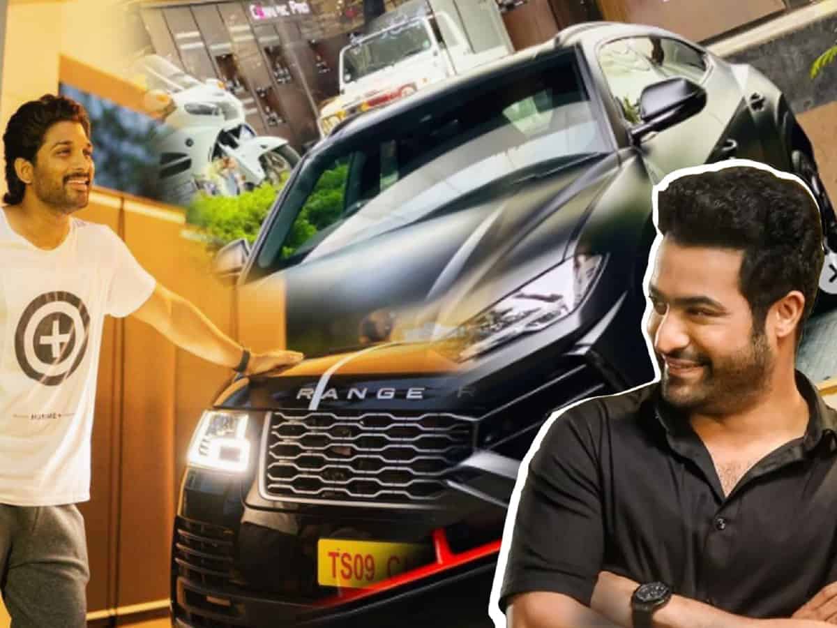 After Jr NTR, Allu Arjun's Car Tinted Film Removed By Cops - Movie News