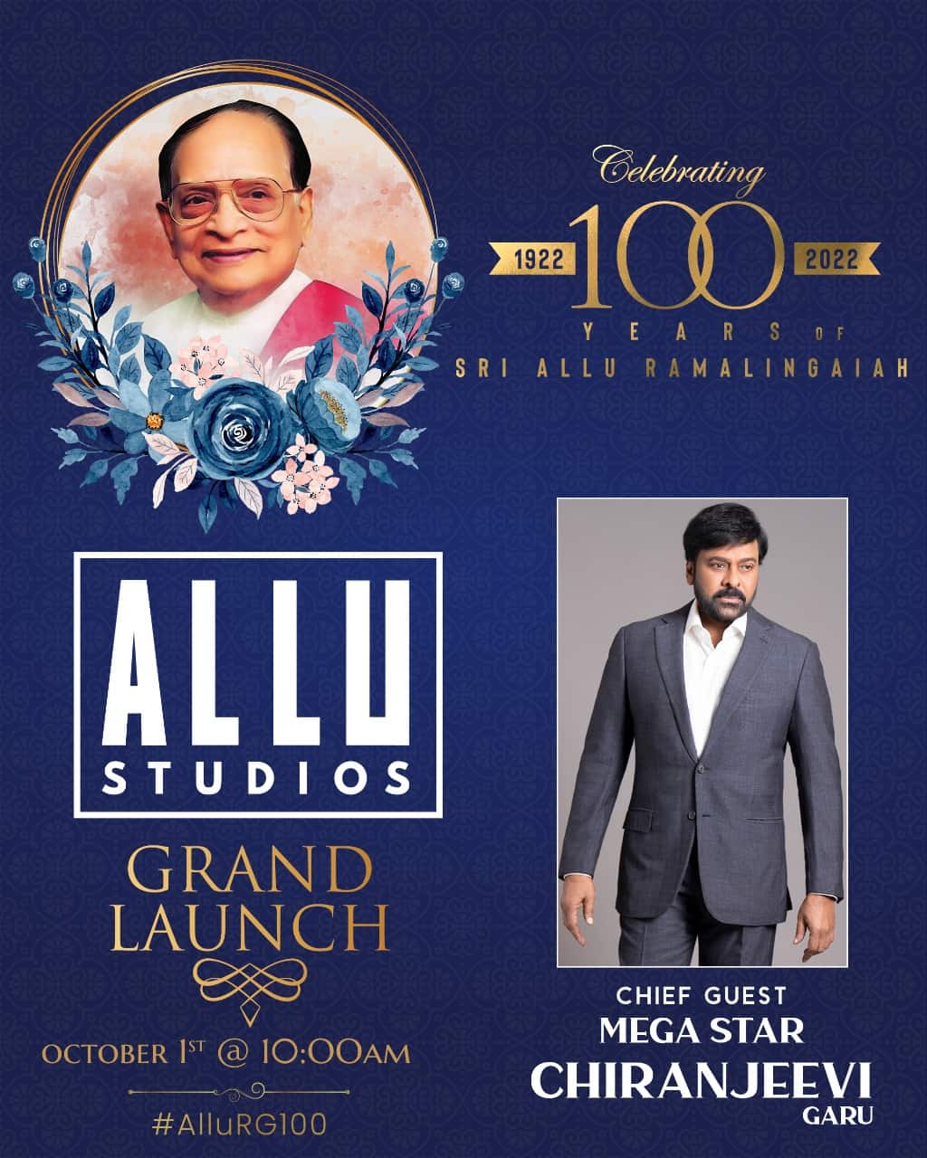 Chiranjeevi Launches Allu Studios - Movie News