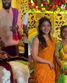Rashmika attends assistant's wedding